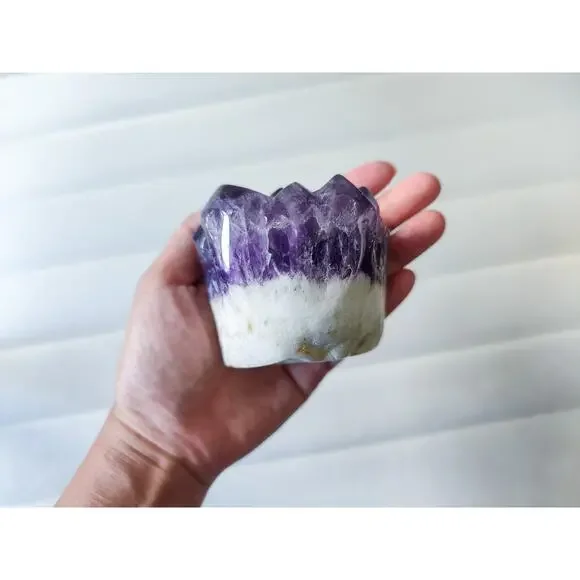 Large Amethyst Hedgehog Pet Rock - Picture 6 of 7